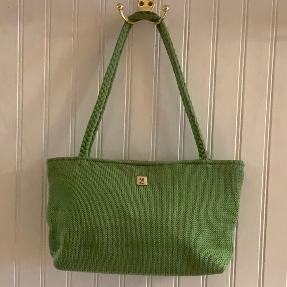 ❣️Green Lina Purse with Braided Straps❣️